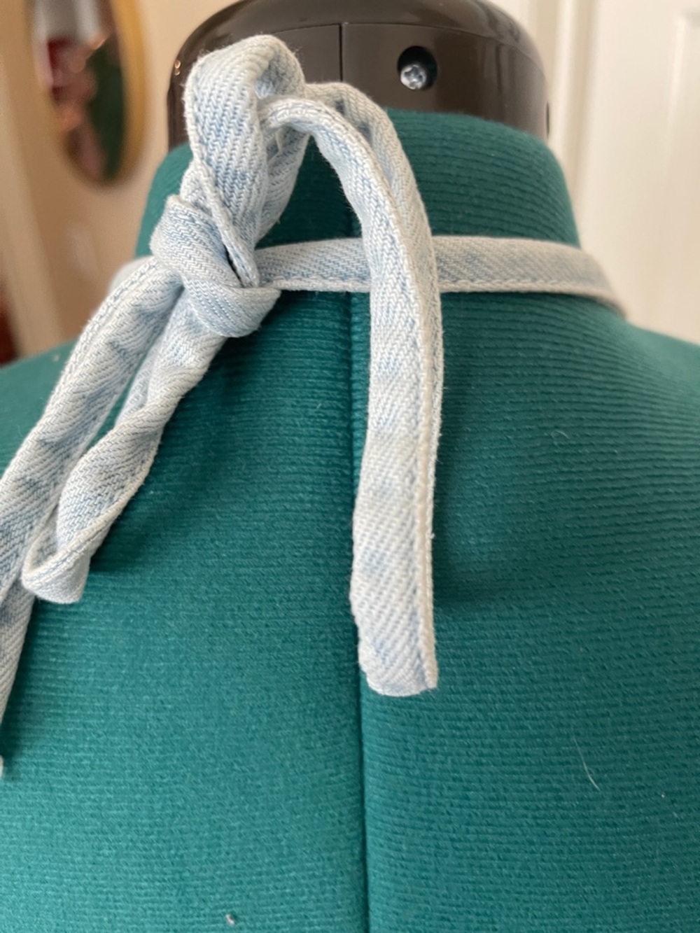 Universal Thread Light Blue Denim Halter Maxi Dress - Picture 9 of 10
